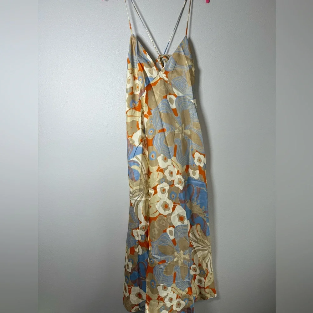 Banana Republic Floral VISCOSE-LINEN MAXI DRESS - Picture 5 of 7